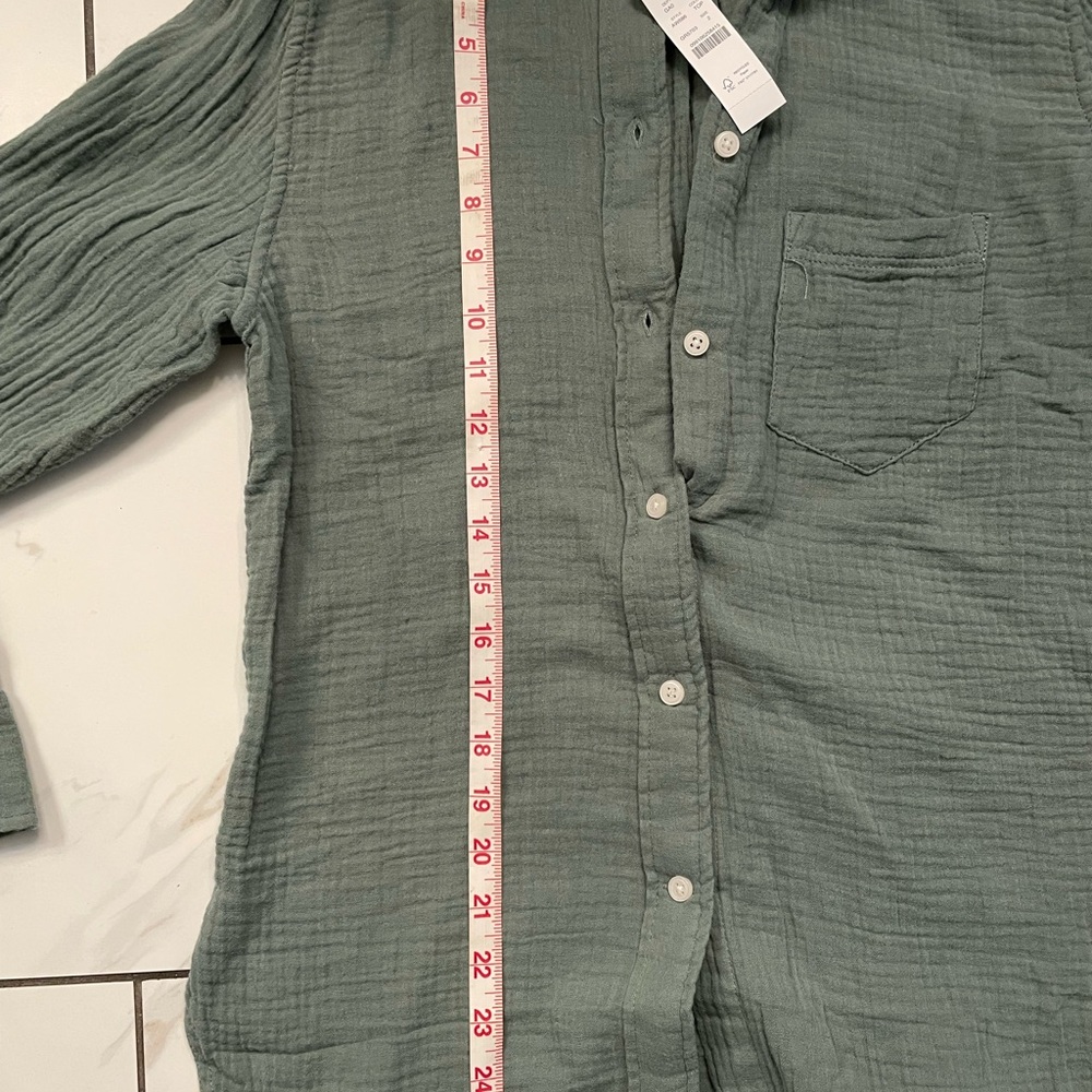 J.Crew gauzy linen shirt. NWT 2 - Picture 4 of 6